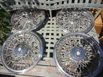1980'S Oldsmobile Cutlass Supreme / Delta Wire Spoke Hubcaps 14" Very Good. Fixed Price $90.00.