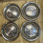 1971 1972 Cadillac Deville Rim Wheel Covers Caps 15" Set. Fixed Price $100.00.