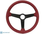 Black 14" Red Leather 3 Spoke Steering Wheel (gm Comfort Grip Replacement). Fixed Price $254.99.