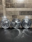 (3) 1957 Oem Chevrolet Belair Nomad 210 Hardtop Convertible 14 Hubcaps Chevy. Fixed Price $79.99.