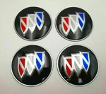 For Buick Car Wheel Center Stickers 4X65MM Rim Hub Badges Black Chrome. Fixed Price $28.95.