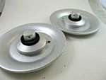 Team Dynamics/ Unknown Silver Custom Wheel Center #LC45 (for 2 Caps). Fixed Price $51.75.