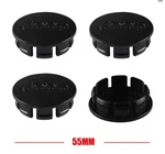 4X 55MM Gloss Black Wheel Hub Center Caps Fits 2002-11 Jeep Models. Fixed Price $22.99.