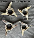 1963-1966 Corvette Used Repro Knock-off Spinners Lh 3853795 Rh 3853796 Set 4. Fixed Price $399.00.