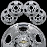 4 New Silverado Suburban 16" 8 Lug Chrome Wheel Skins Hub Caps Rim Center Covers. Fixed Price $89.99.