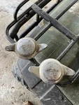 Lh Left Side Rear Knock Off Spinner And Right Jaguar Xke E-type Series 1-2. Fixed Price $26.00.