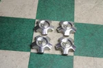 07-17 Sequoia *dented* Silver Front Rear Lh Rh Wheel Rim Center Caps Set 4X Wty. Fixed Price $101.99.
