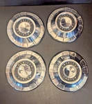 4 Wheel Center Caps 1967-1969 Amc Rambler Rebel Ambassador Dog Dish Hub 10". Fixed Price $79.99.