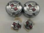 92-97 Ford F-series Bronco 4X4 Auto Locking Hub Cap Pair And Decals Used. Fixed Price $179.99.