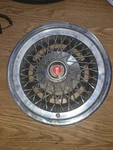 Ford 1977-82 Mustang & Fairmont Oem Wire Spoke 15" Wheel Hub Cap 253647 Silver. Fixed Price $45.00.