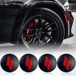 Inuboxes 63MM=2.5 Inches-slash Wheel Center Cap Covers Inches, Black Red. Fixed Price $26.16.