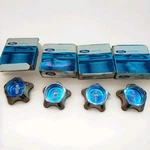Nos Set 1967 Ford Mustang Gta Styled Steel Wheel Center Hub Caps C7ZZ-1130-A. Fixed Price $400.00.