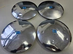 Set 4 Used Original Porsche 356C 911 912 Disc Brake Hubcaps W/o Crests 3/66 #1. Fixed Price $85.00.