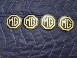 Mgb Rostyle Wheel Center Emblems Set For 1970-1980. Fixed Price $12.95.
