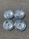 Genuine 1957 Ford Fairlane 14 Inch Hubcaps Wheel Covers. Fixed Price $61.60.