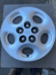 1997-1998 Ford Mustang Hubcap Used Normal Wear Piece Part # F7ZC-1130-AA. Fixed Price $44.95.