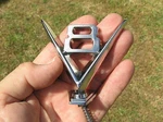V8 Hood Ornament Metal Emblem Chrome Badge *new Suit Ford Hotrod Ratrod Custom. Fixed Price $59.95.