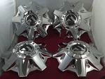 Fuel Wheels Chrome Custom Center Caps Set Of # 1002-53 / M-447. Fixed Price $89.00.