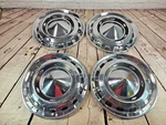 Vintage 1956 Chevy Bel Air Nomad 15" Wheel Covers Hubcaps Oem Bowtie Set Of 4. Fixed Price $79.87.