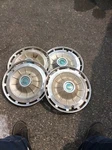 *set Of 4* Vintage 1962 Chevrolet Impala Corvair 14" Wheel Covers Hubcaps Used. Fixed Price $125.00.