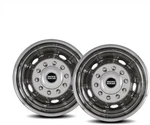 New Pacific Dualies 19.5" 10 Lug Chrome Dually Wheel Simulator Rear Inner. Fixed Price $99.00.
