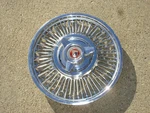 Vintage 13" 1964-66 Ford Falcon Wire Spoke Spinner Hubcap Wheel Cover. Fixed Price $82.00.