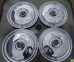 1955 1956 Ford Thunderbird Fairlane Hubcaps Set Of 4 15" Wheel Rim Covers Oem. Fixed Price $149.95.