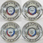 1963 Ford Galaxie 500 14" Original Hubcaps Wheel Covers Used SET/4 C3AZ-1130-U. Fixed Price $109.99.