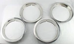 67 68 69 Camaro Chevelle Nova 14X6 Polished Rally Wheel Trim Rings Correct Clips. Fixed Price $424.95.