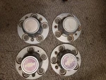 4 1980 C10 Wheel Center Caps Oem Aluminum Used Not Plastic. Fixed Price $125.00.