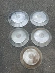 Lot Of (5) 1948-1953 Hudson Hornet Wasp Jet Liner Hubcap Wheel Cover Rim. Fixed Price $90.00.