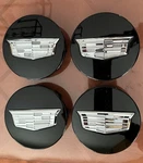 2015-2026 Cadillac Escalade Black Center Caps 19333201 W/ Chrome Logo Qty 4 Oem. Fixed Price $177.95.