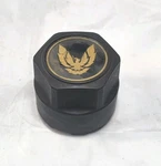 77-92 Firebird Ta Aluminum Wheel Gold Plastic Black Center Cap Gm 10024896. Fixed Price $11.95.
