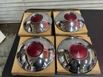 Nos 1949-50 Pontiac Hubcaps Set Of Vintage Aftermarket Replacement 917. Fixed Price $275.00.