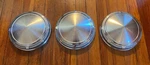 3 Nos? Early Take Offs? 68-74 Mopar 9" Aluminum Dog Dish Hubcaps Plymouth Dodge. Fixed Price $225.00.