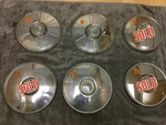 Fiat 124 Spider Hub Center Caps 9.75 Inch Diameter And Mystery Rare 850. Fixed Price $13.89.