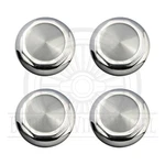 8-SIDED Hex/octagonal Cut Chrome Knock Off Spinner Caps For Lowriders Set 4. Fixed Price $170.00.