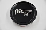 Niche Wheels Satin Black W/ Chrome Logo Center Cap Hub 1003-22MBS 2.75. Fixed Price $31.00.