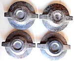 Set Of 4 Chrysler Dodge Desoto Wire Wheel Center Spinner Type Caps. 1533283.. Fixed Price $99.99.