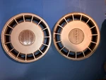 Two 1989-1993 Volvo #1372165 240 14" Hub Caps Wheelcovers 244 245. Fixed Price $59.00.