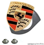 Porsche Hood Crest Orange Bars 911/912 65-74 901-559-210-00 90155921000. Fixed Price $88.17.