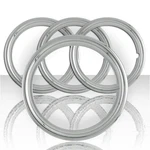 14" Chrome Trim Rings Beauty Bands Outer Edge Steel Wheels Rims Ford. Fixed Price $57.99.