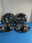 (4) 3 Bar Swept Spinners Center Caps For Chevy Rally Wheels 7", Silver Ss Logo. Fixed Price $99.99.