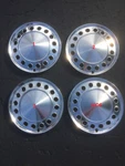 1961 Early 1962 Ford Falcon Futura 13" Wheel Cover Set Of 4 (3-USED & 1-NOS). Fixed Price $161.62.