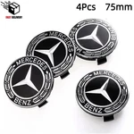 4PCS For Mercedes Benz Wheel Rims Center Hub Caps Wreath Amg 75MM Black Classic. Fixed Price $11.90.