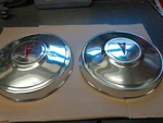Wheel Center Caps 1970'S Dog Dish Aluminum Pontiac Poverty Used. Fixed Price $36.90.