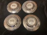 1955-57 Pontiac Dog Dish Poverty Set Chieftain Star 56. Fixed Price $260.00.