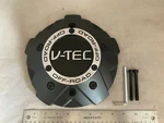 V-tec Wheels Matte Flat Black Rim Hub Cover Center Cap C394-8CL LG1008-29. Fixed Price $45.00.