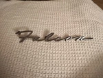 1960 1961 Falcon Fender Emblem Lh Rh Ornament Script Open Letters Used. Fixed Price $30.00.