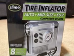 Slime Tire Inflator Air Compressor W Light 12V Vehicle Portable Pump Never Used. Fixed Price $24.99.